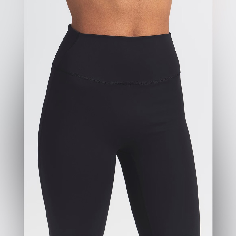 NWT NIKE SKIMS Matte Slim Flare Leggings - Obsidian - Picture 5 of 7